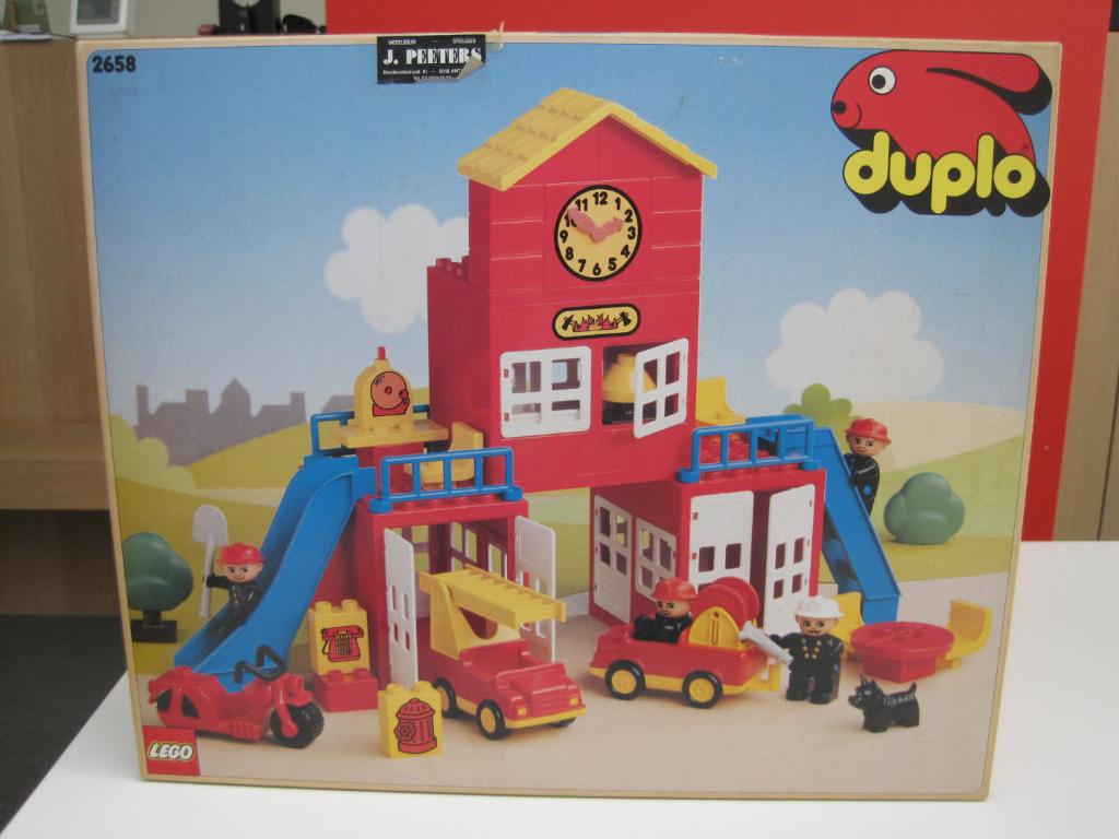 Lego Duplo 2658 Firehouse, Kinderen en Baby's, Speelgoed | Duplo en Lego, Ophalen, Zo goed als nieuw, Complete set, Duplo