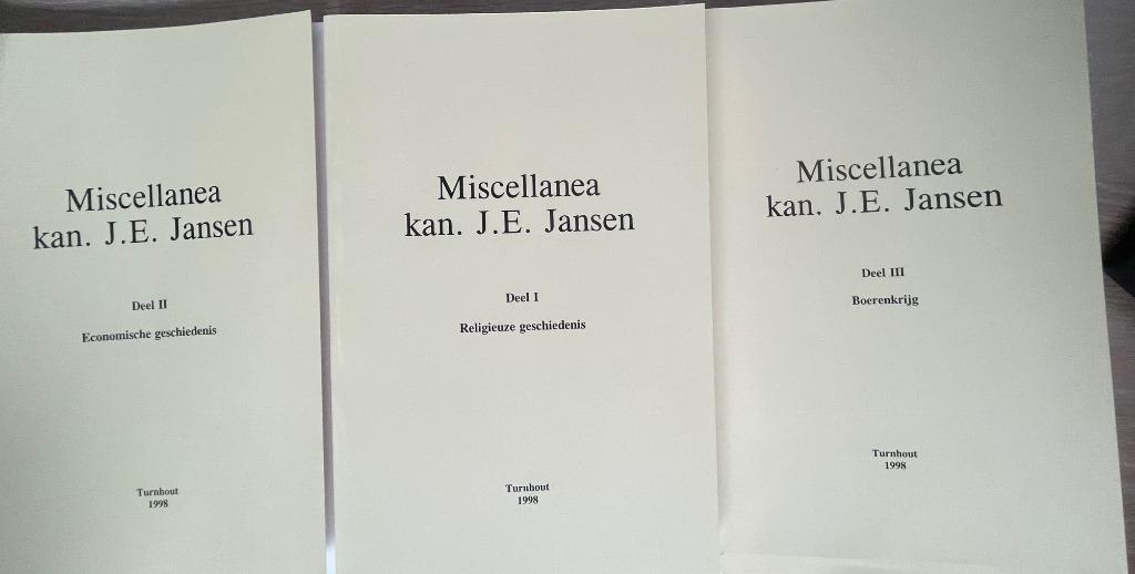 turnhoutse miscellanea versch. onderw. dr Kann. Jansen, Ophalen of Verzenden, Nieuw, Kannunik Jansen