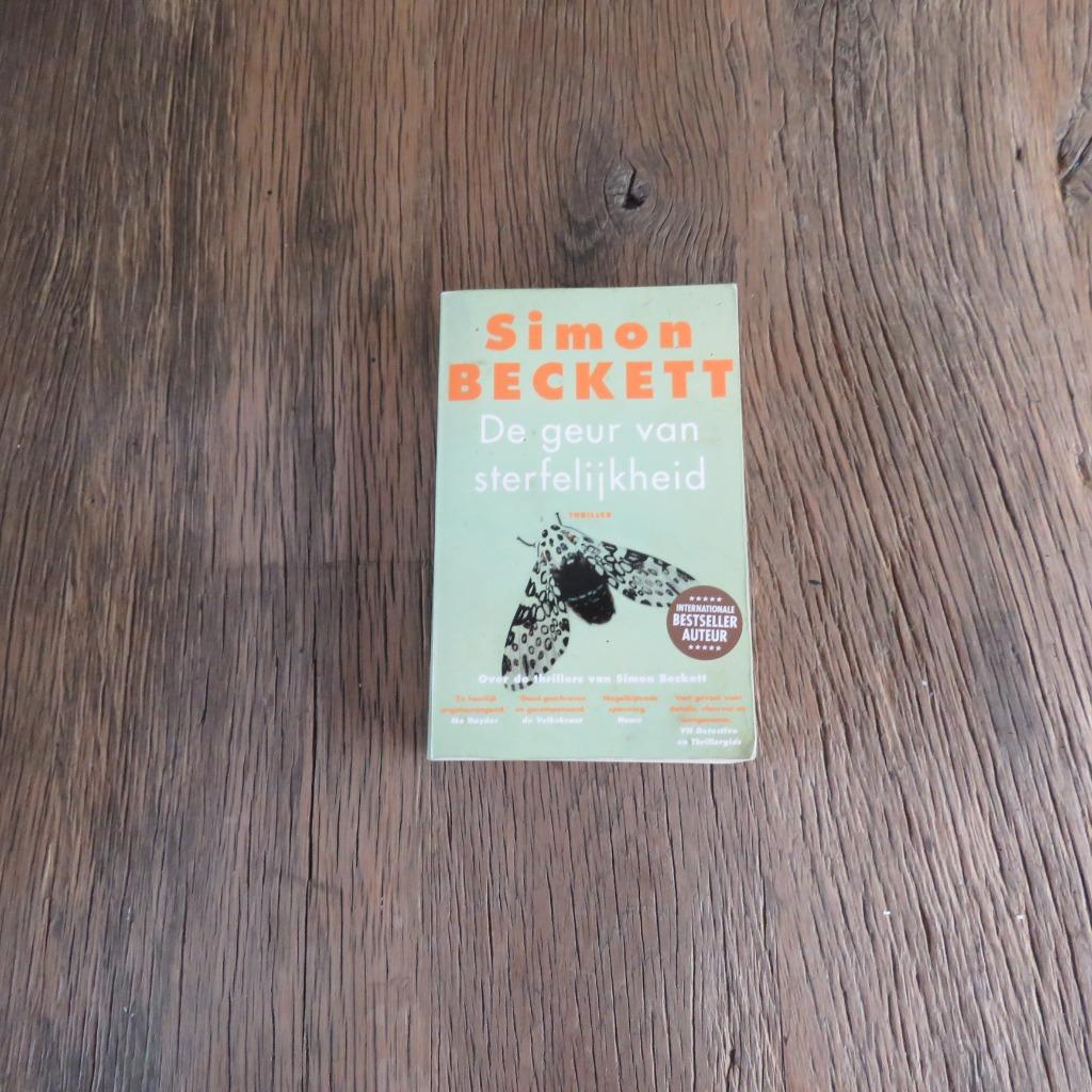 De geur van sterfelijkheid Simon Beckett, Boeken, Ophalen of Verzenden