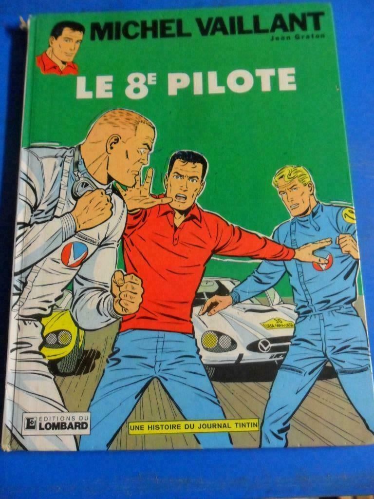 Michel Vaillant - Le 8 pilote - Editions du Lombard, Eén stripboek, Ophalen of Verzenden, Gelezen