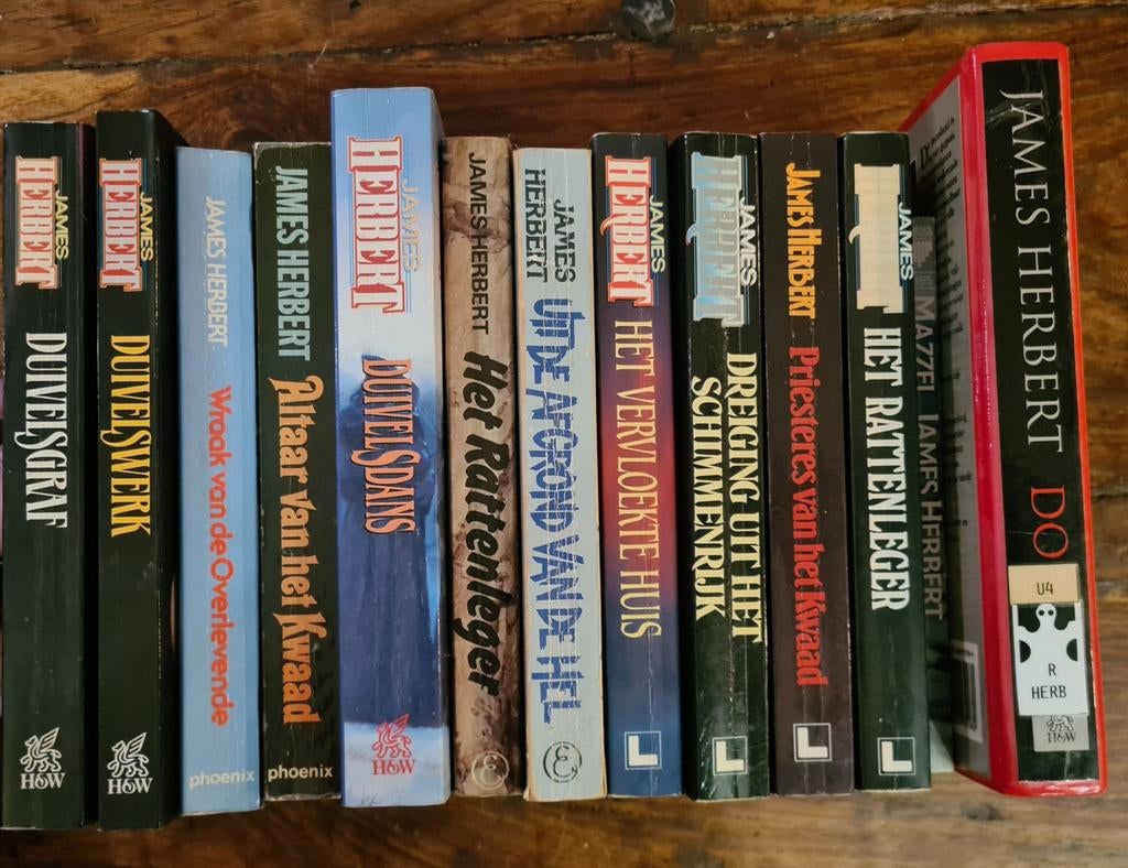 13x James Herbert. Horror/thrillers, Ophalen of Verzenden