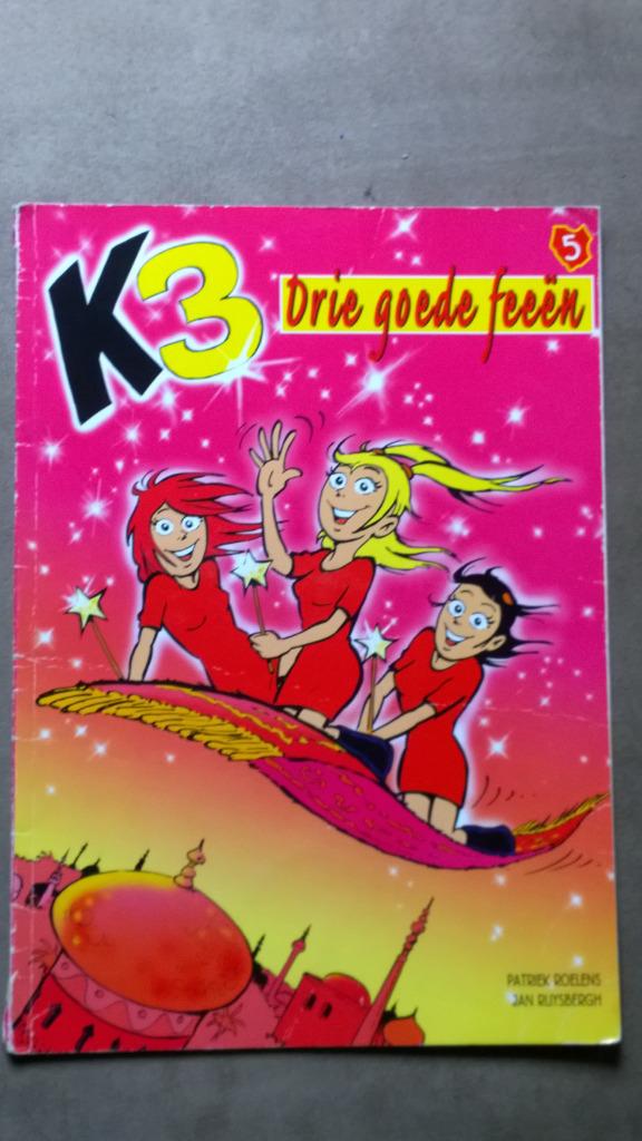 2 Strips van K3: De Babysitters (2) / Drie Goede Feeën (5), Boeken, Stripverhalen, Meerdere stripboeken, Ophalen of Verzenden