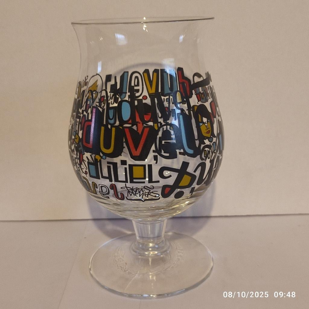 Un verre Duvel collector ., Enlèvement ou Envoi, Comme neuf, Verre ou Verres, Duvel