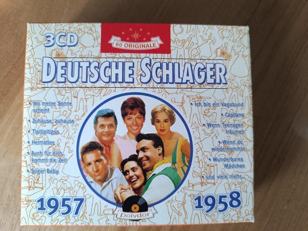 Deutsche Schlager 1957/1958 3 cd's, Ophalen of Verzenden, Zo goed als nieuw