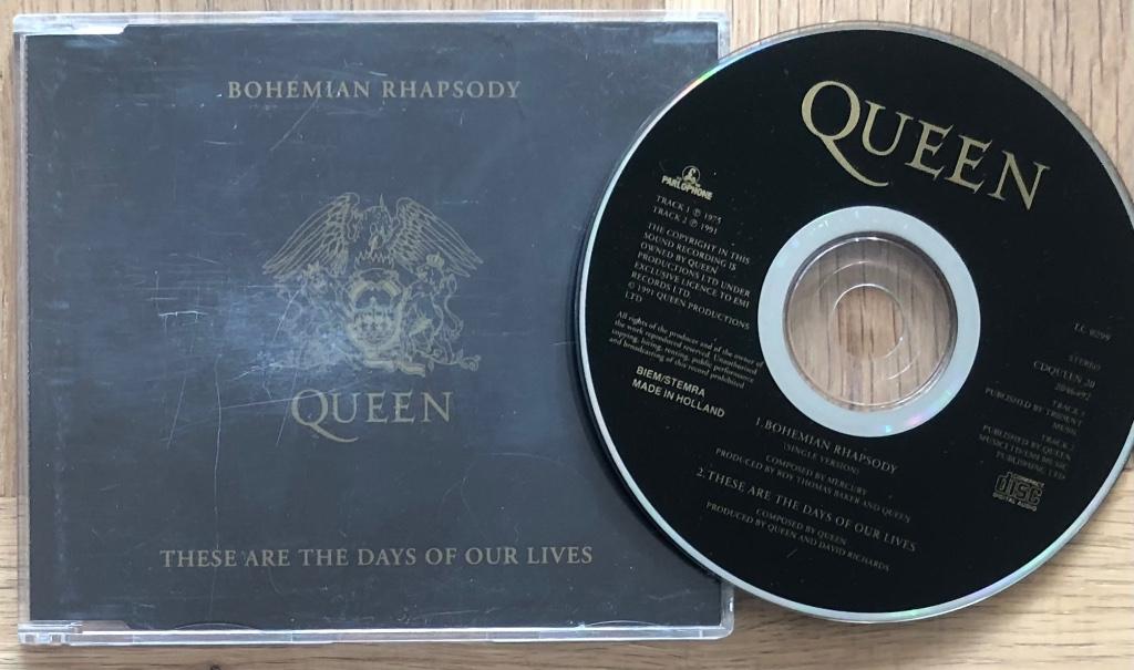 QUEEN - Bohemian rhapsody / These are the days (Maxi CD), Cd's en Dvd's, Ophalen of Verzenden, Poprock