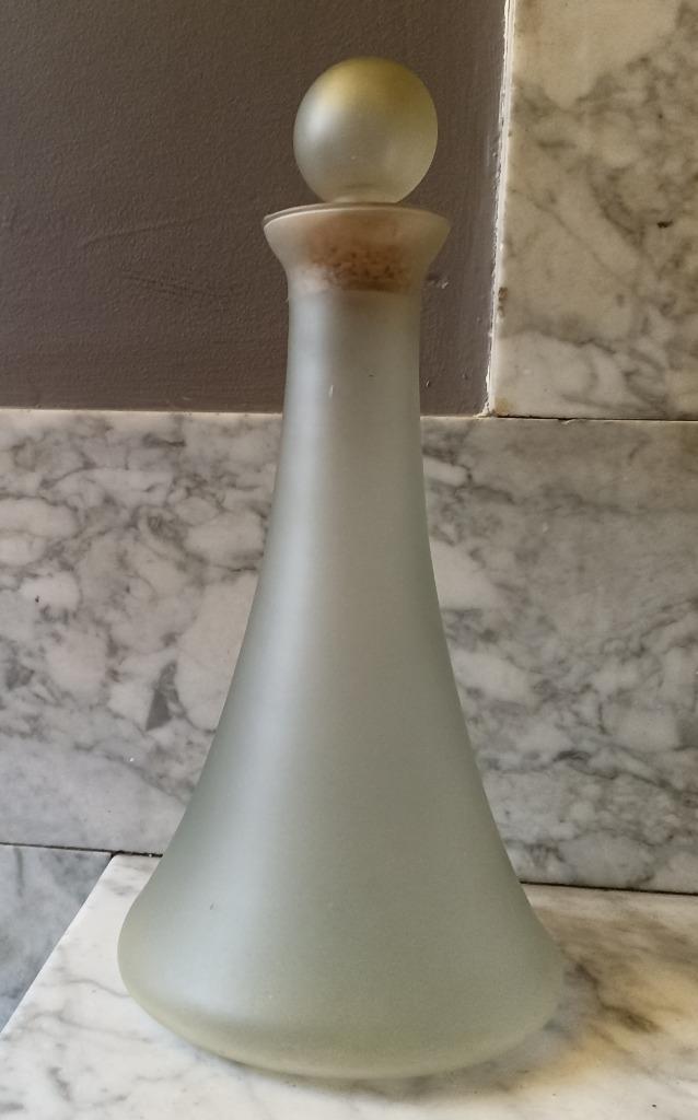 Carafe en verre dépoli, Enlèvement ou Envoi, Comme neuf