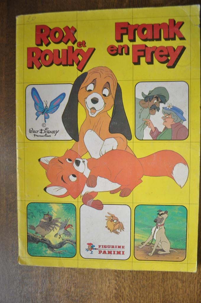 PANINI  COMPLEET ALBUM WALT DISNEY ROX ET ROUKY, Hobby en Vrije tijd, Verzenden, Gebruikt, Meerdere stickers