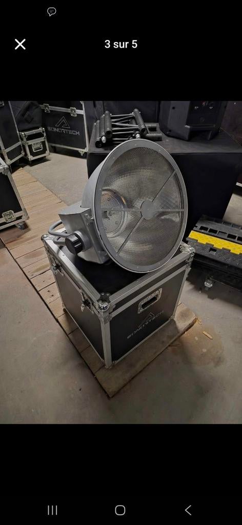 Showtec Vintage Blaze '55 ( 2 Pièces) avec flight-case, Musique & Instruments, Lumières & Lasers, Enlèvement, Couleur