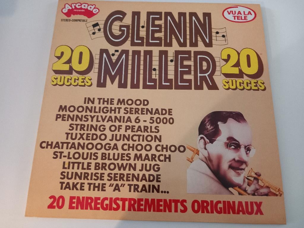 Vinyl LP Glenn Miller Jazz 20 hits In the Mood, Cd's en Dvd's, Ophalen of Verzenden, 12 inch, Jazz