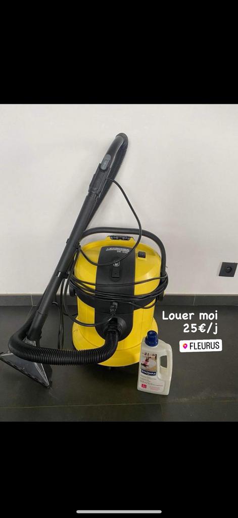 A louer shampouinneuse, Ophalen, Bezem of Borstel