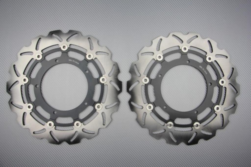Paire de Disques 320 mm pour YAMAHA YZF R1 / R6 / MT10 / FZ1