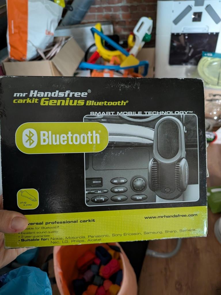 Bluetooth carkit nieuw, Enlèvement ou Envoi