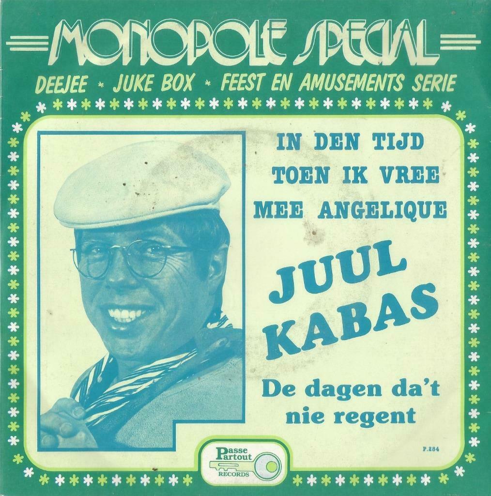 Juul Kabas – In den tijd toen ik vree mee Angelique - Single, Enlèvement ou Envoi, Utilisé, En néerlandais