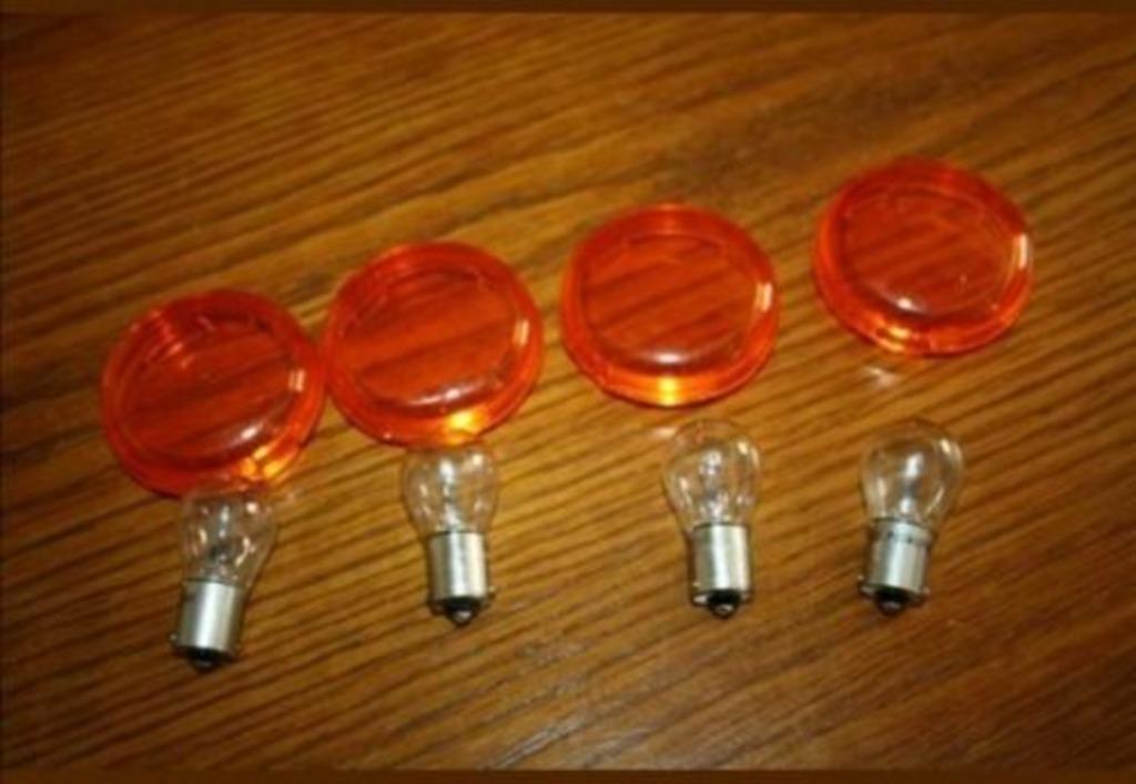 Harley Davidson 4 stks richtingaanwijzer glas origineel, Ophalen of Verzenden, Nieuw