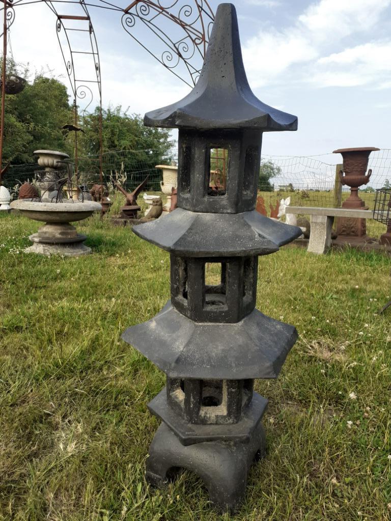 Superbe  pagode en pierre patinée, Enlèvement, Neuf, Autres matériaux, Autres types