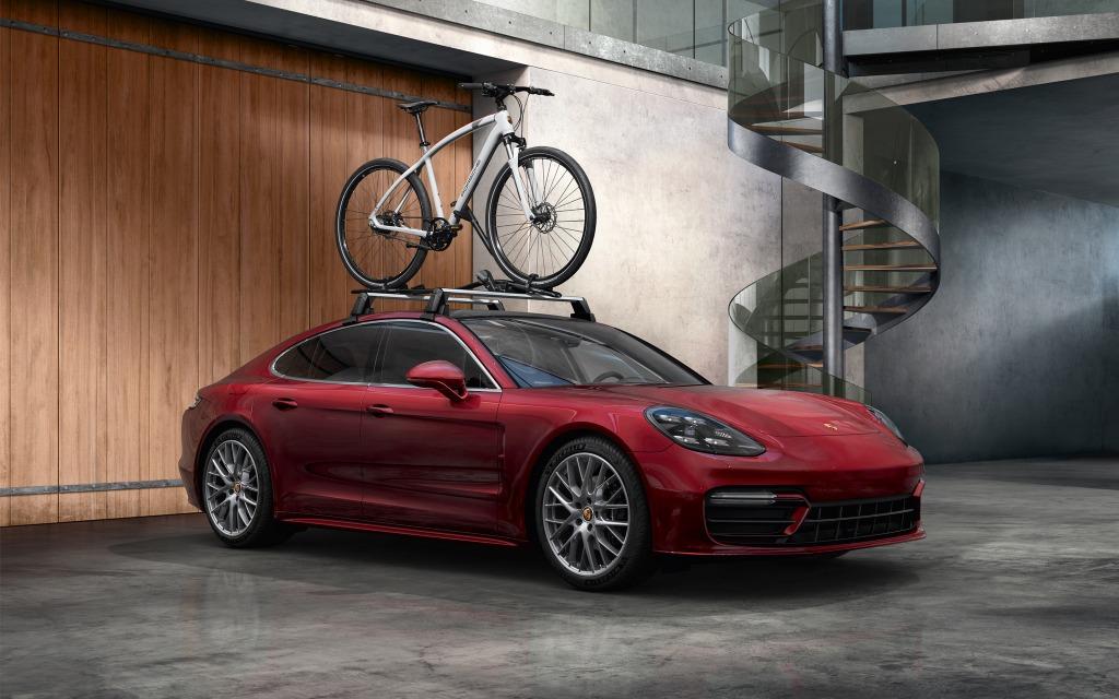 Porte-vélos Porsche pour Panamera, Enlèvement, 1 vélo, Neuf, Galerie de toit