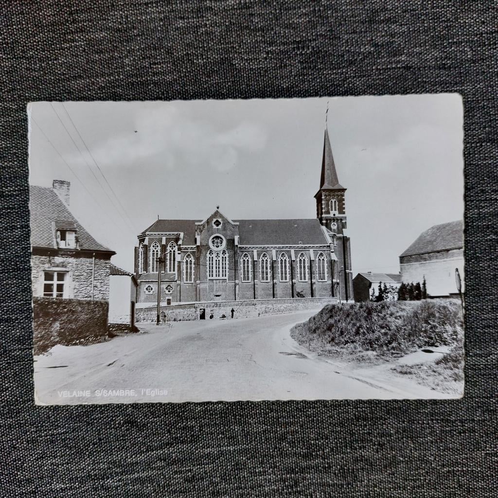 Oude postkaart Velaine sur Sambre, Enlèvement ou Envoi