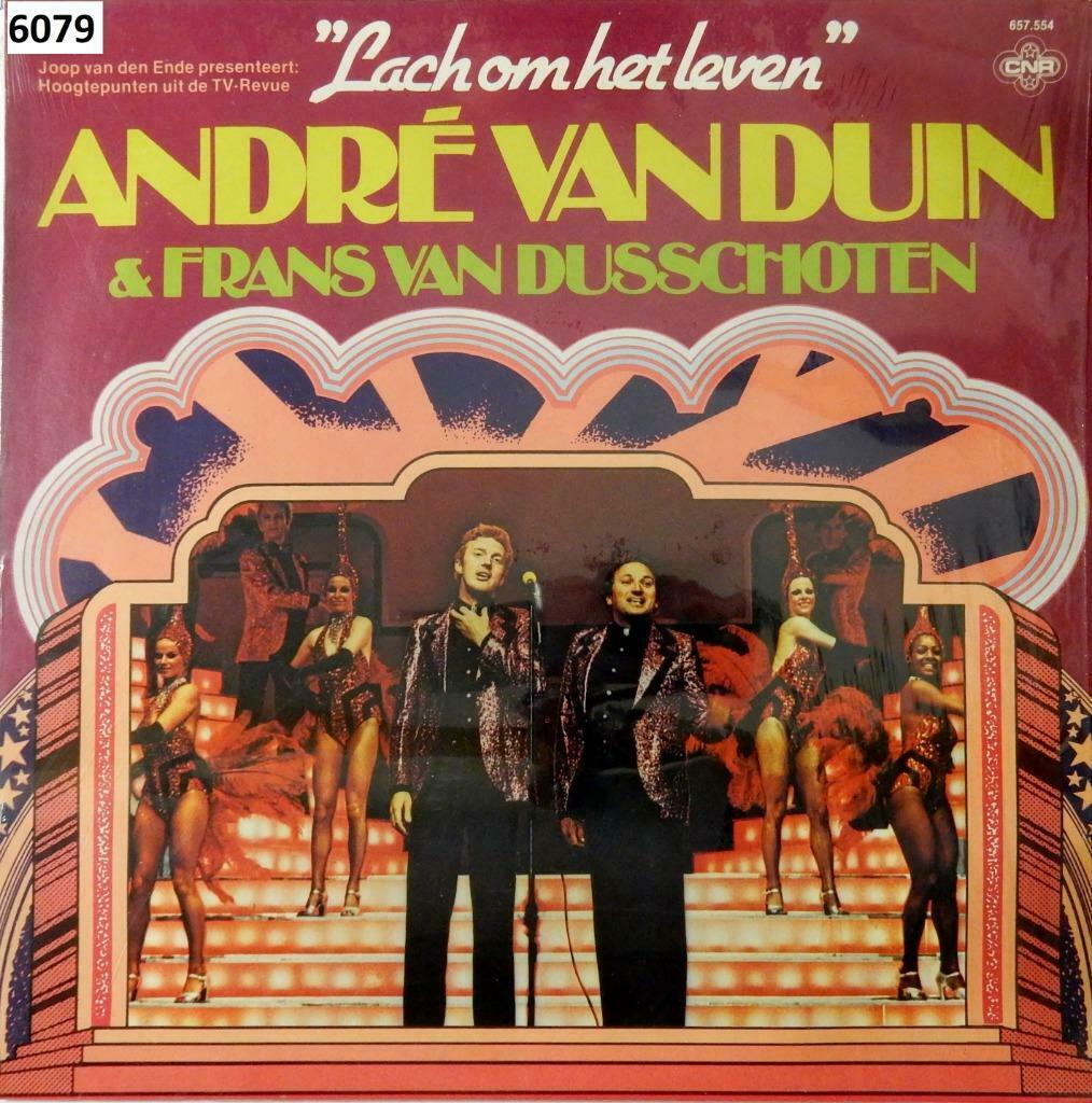 kn0597 : 2x LP van Andre van duin & Frans Van Dusschoten, Enlèvement ou Envoi, Comme neuf, Chanson réaliste ou Smartlap