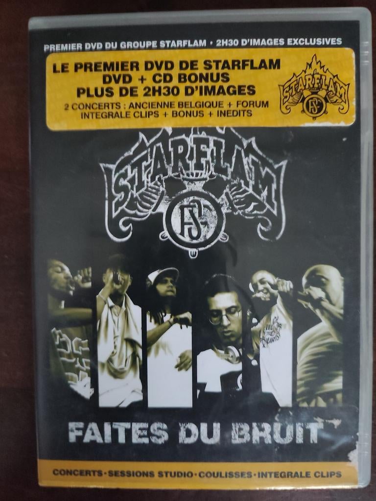 DVD + CD : STARFLAM - FAITES DU BRUIT, Cd's en Dvd's, Ophalen of Verzenden, Zo goed als nieuw