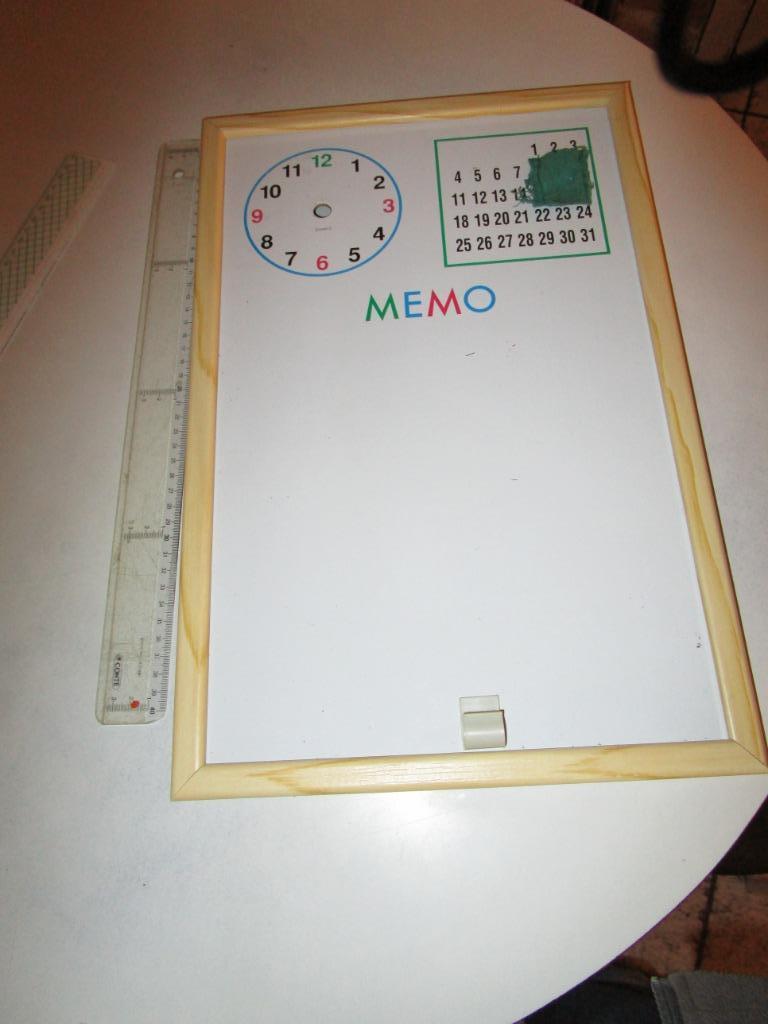 memobord magneetbord whitebord, Enlèvement ou Envoi, Utilisé, Tableau magnétique