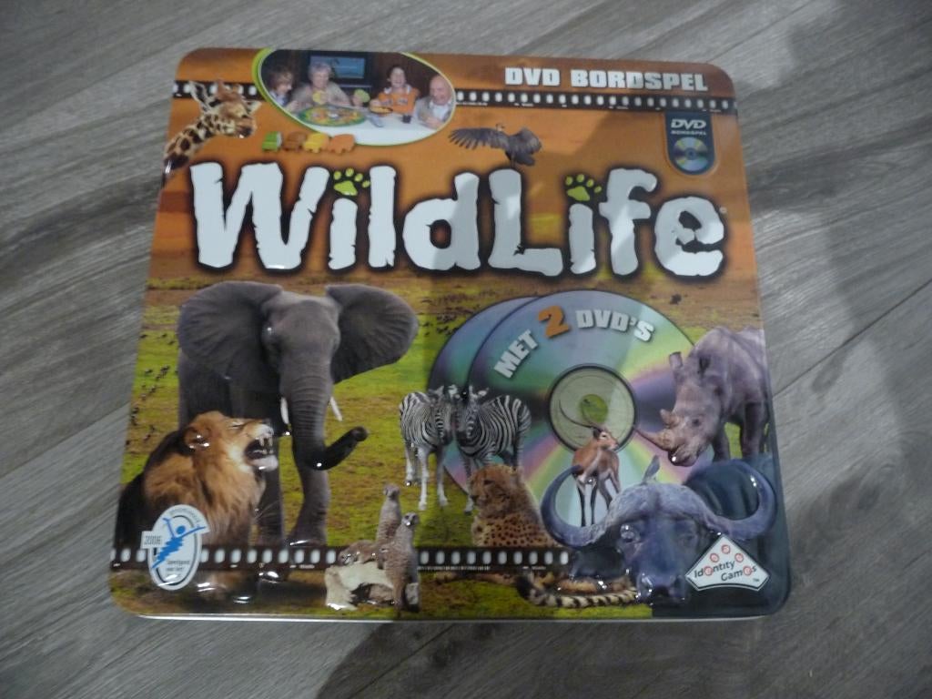 Wildlife DVD Bordspel Nieuw, Trois ou quatre joueurs, Enlèvement ou Envoi, Neuf, Identity Games