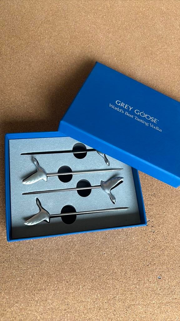 Coffre cadeau 4 pick apéro Grey Goose, Neuf, Résiste au lave-vaisselle, Ensemble de couverts, Enlèvement