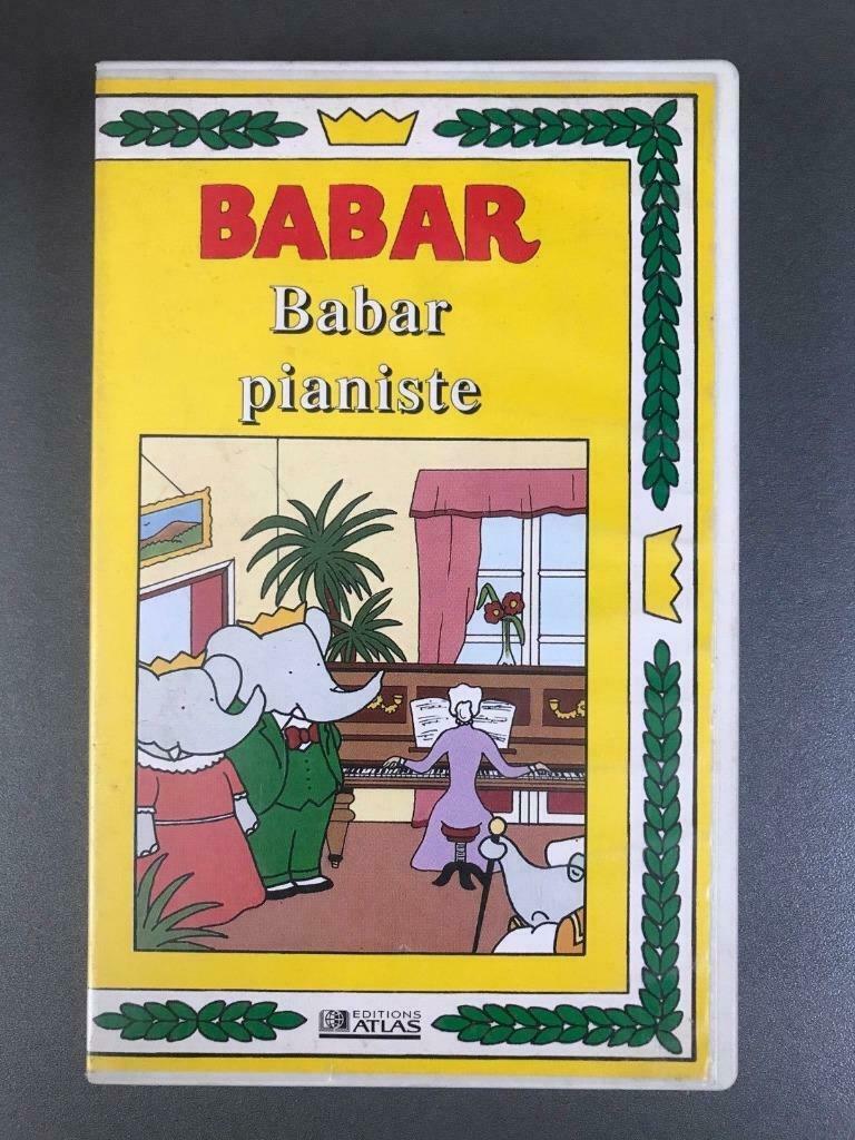 VHS Babar : Babar pianiste, Tous les âges, Enlèvement ou Envoi, Utilisé, Dessin animé