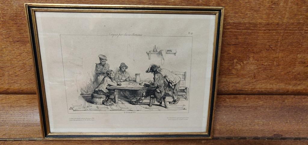 Gravure uit Parijs, Antiek en Kunst, Kunst | Schilderijen | Klassiek, Ophalen