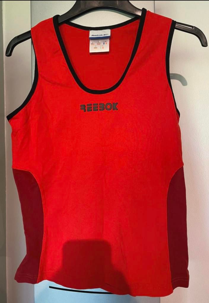 Débardeur Reebok rouge, Enlèvement ou Envoi, Reebook, Comme neuf, Fitness ou Aérobic