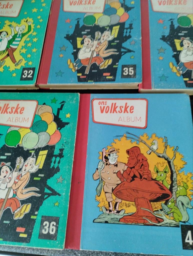 Ons volkske, albums 32, 35, 35, 36, 44. begint 1959, Ophalen