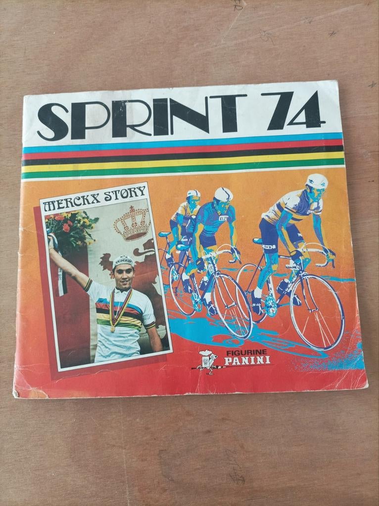 Panini sprint 74 , volledig album. Bekijk foto's!, Ophalen of Verzenden