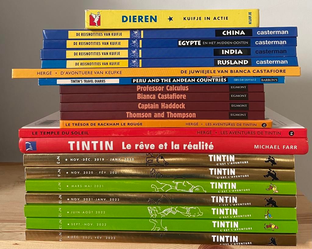 Tintin / Kuifje magazines en boeken: Fr / Eng / Nl bieden, Ophalen, Zo goed als nieuw