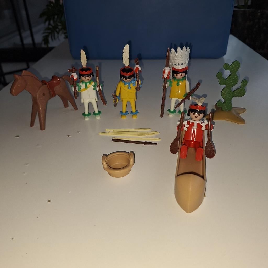 Playmobil vintage indianen, Kinderen en Baby's, Ophalen of Verzenden, Zo goed als nieuw