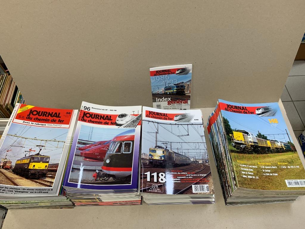 Le Journal du Chemin de Fer (SNCB) 1 à 146, manque 6 n., Collections, Trains & Trams, Enlèvement