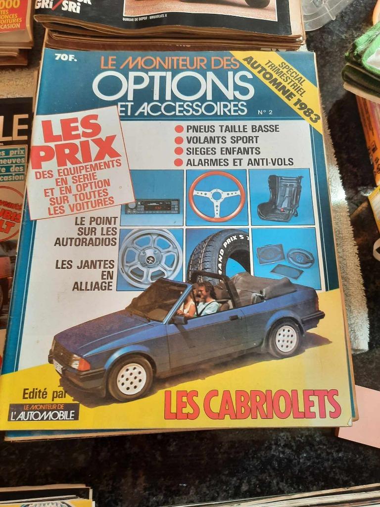Revues moniteur automobile 125 X, Enlèvement, Général