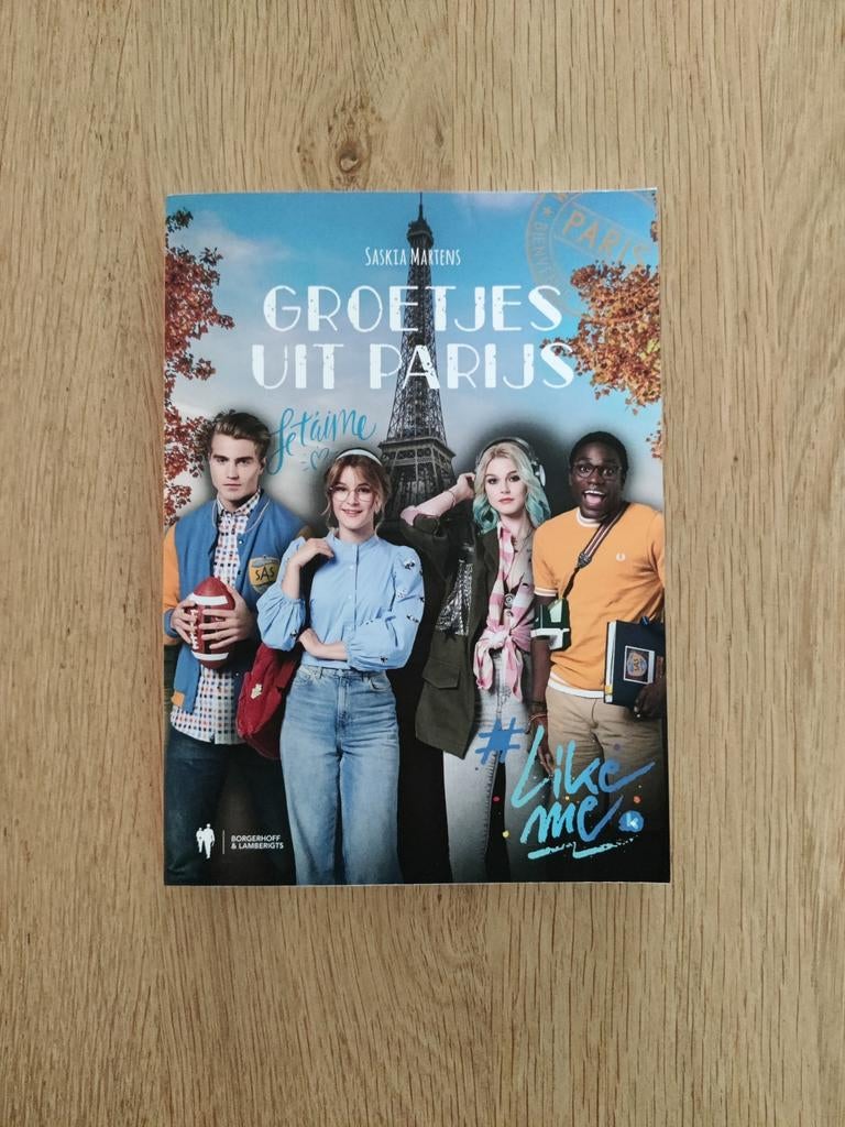 Boek #Like me: Groetjes uit Parijs, Boeken, Kinderboeken | Jeugd | 10 tot 12 jaar, Ophalen of Verzenden, Zo goed als nieuw