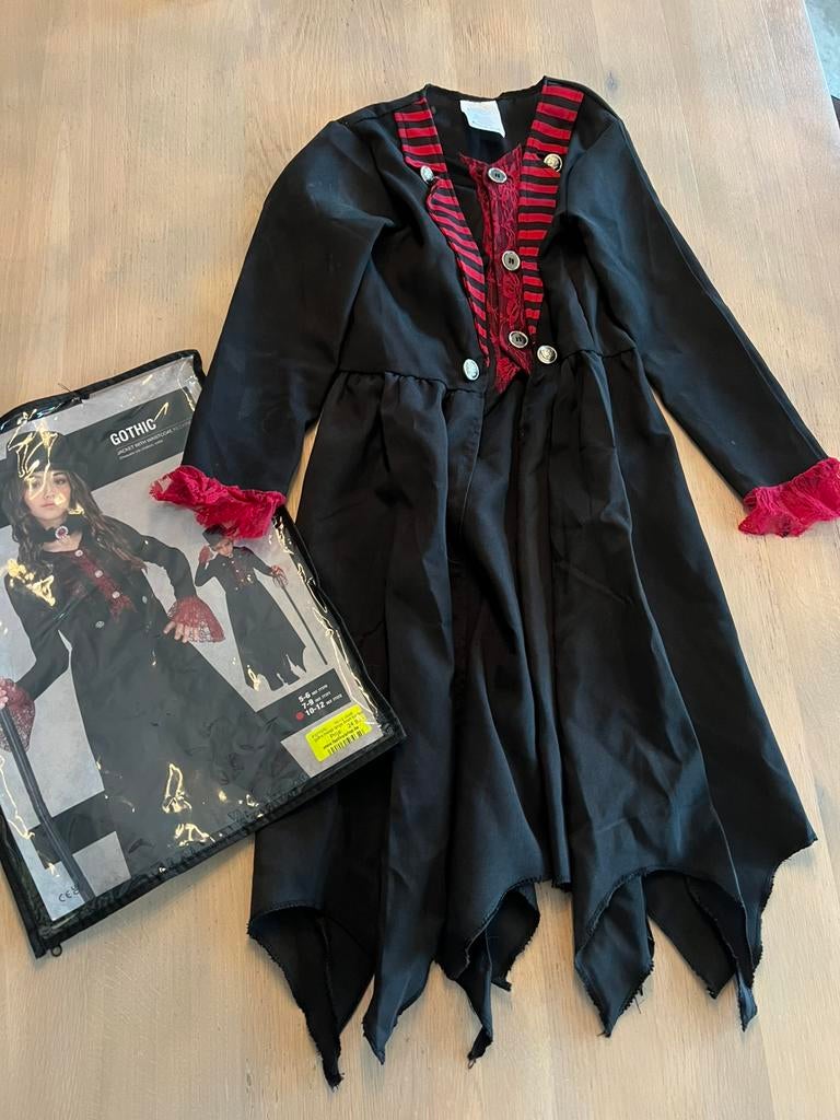 Carnaval/ halloween kostuum gothic jacket, Enlèvement ou Envoi, Comme neuf