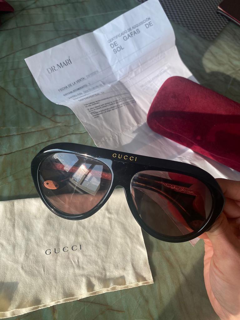 Zonnebril Gucci, Overige merken, Zonnebril, Bruin, Ophalen of Verzenden
