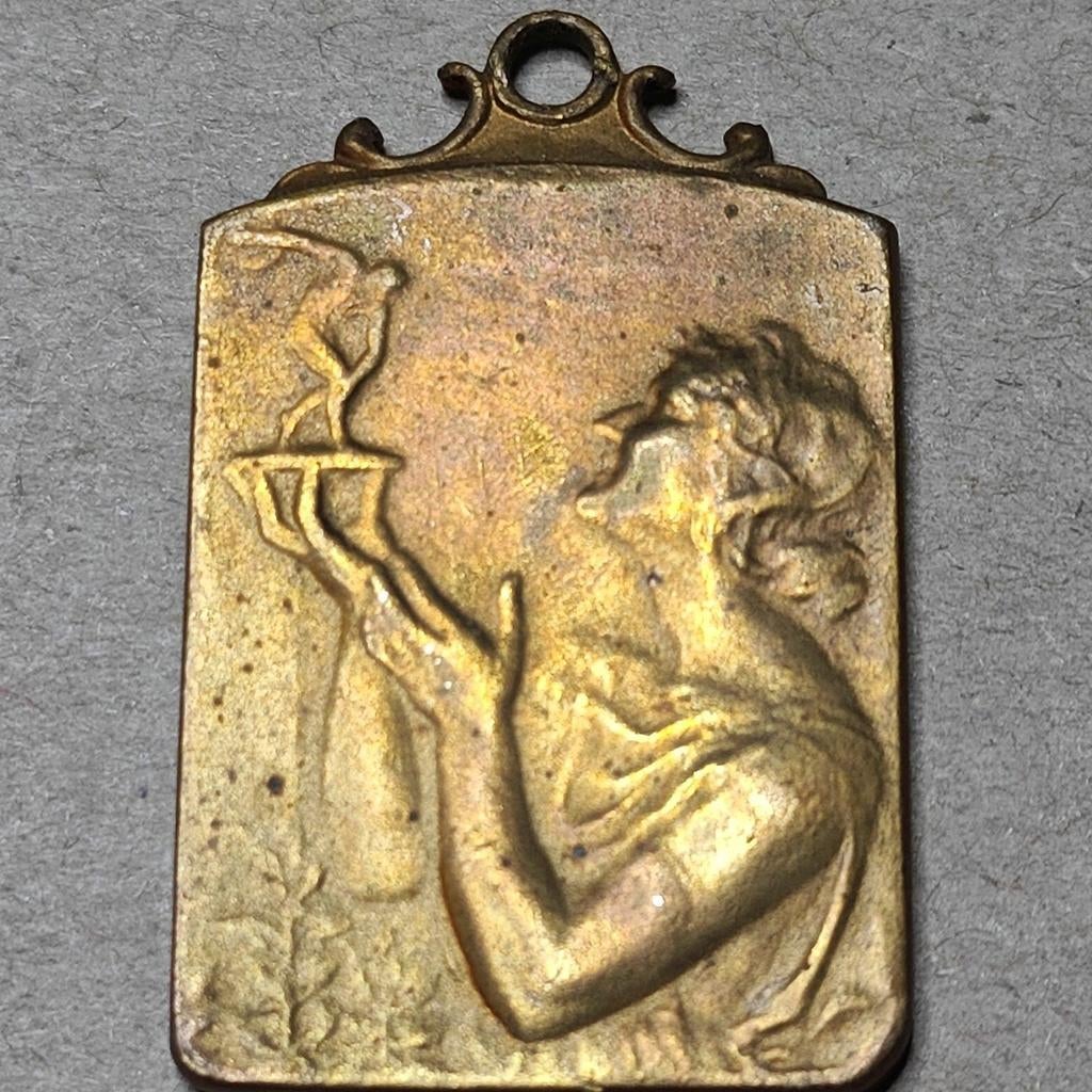 Pendentif médaille d'athlétisme français 1944, Enlèvement ou Envoi, Or