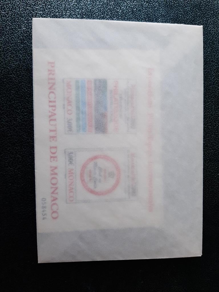 Geannuleerd en ongeannuleerd Monaco-blad, Postzegels en Munten, Ophalen of Verzenden, Monaco