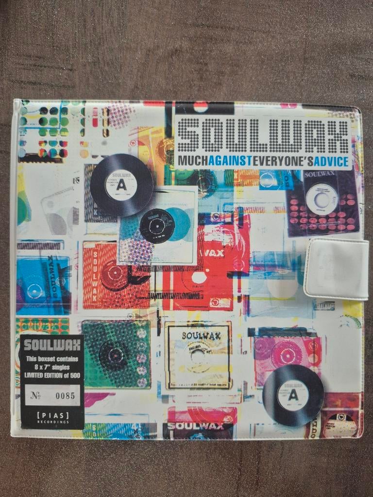 Soulwax Boxset - 8 x 7" single limited Edition of 500, Ophalen of Verzenden