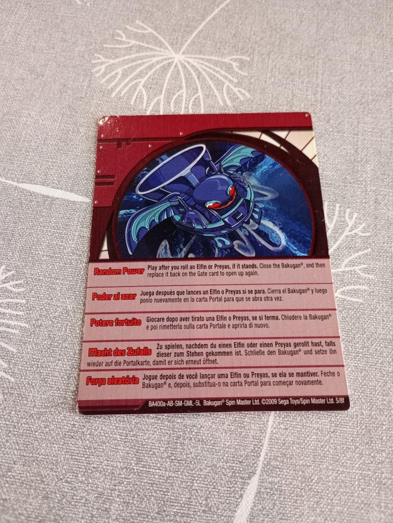Random Power Bakugan, Enlèvement ou Envoi