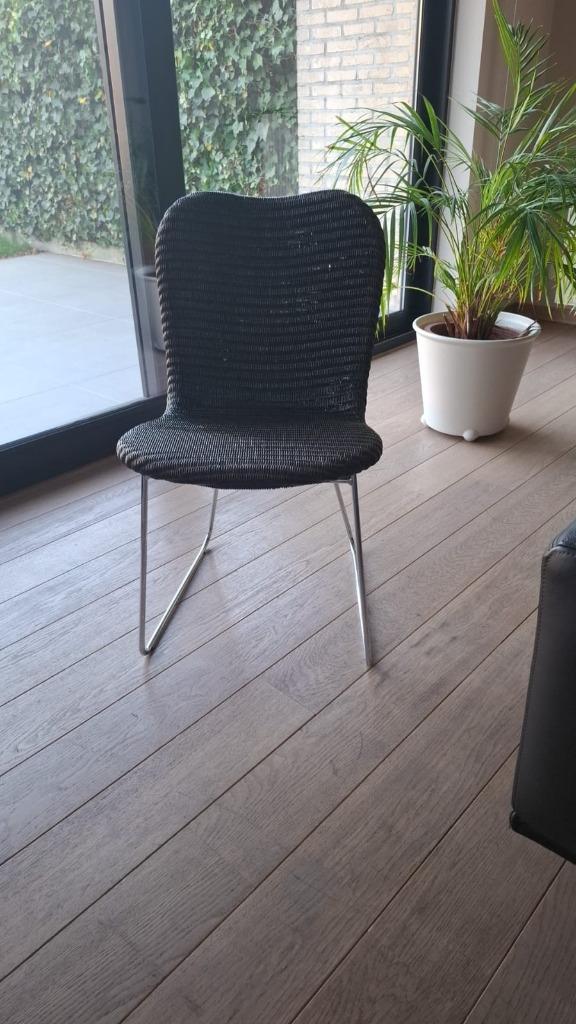 8 stoelen van Vincent Sheppard, Ophalen, Overige materialen, Zwart, Zo goed als nieuw