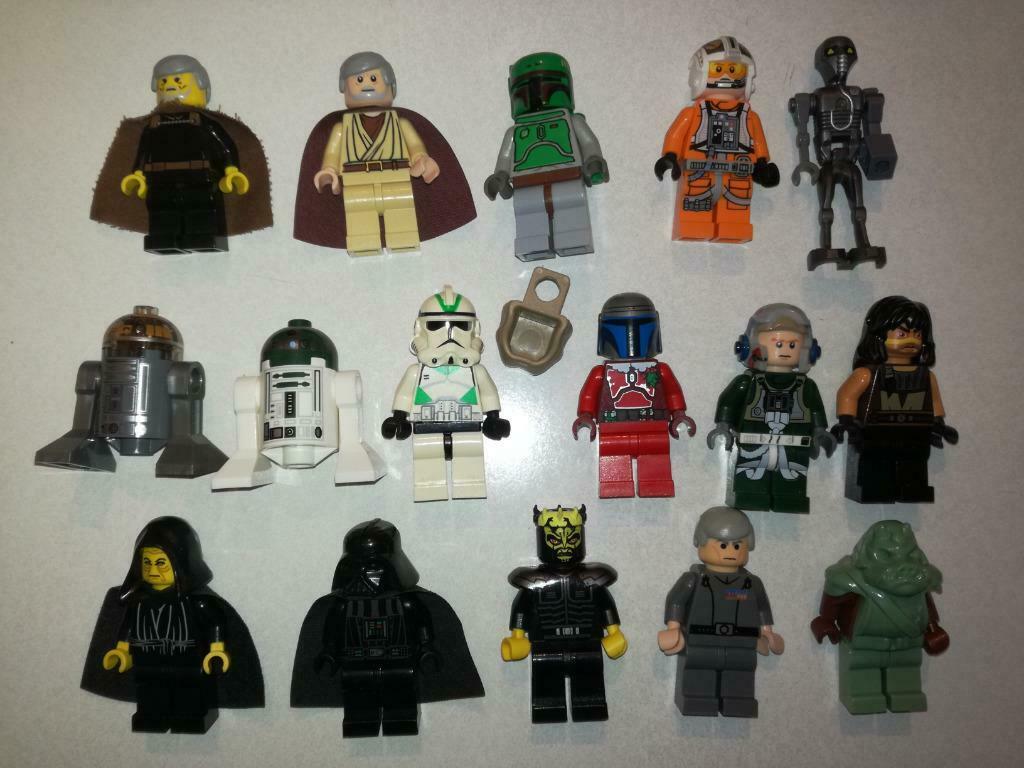 lego star wars minifiguren boba fett, palpaltine darth vader, Ophalen of Verzenden, Zo goed als nieuw, Lego