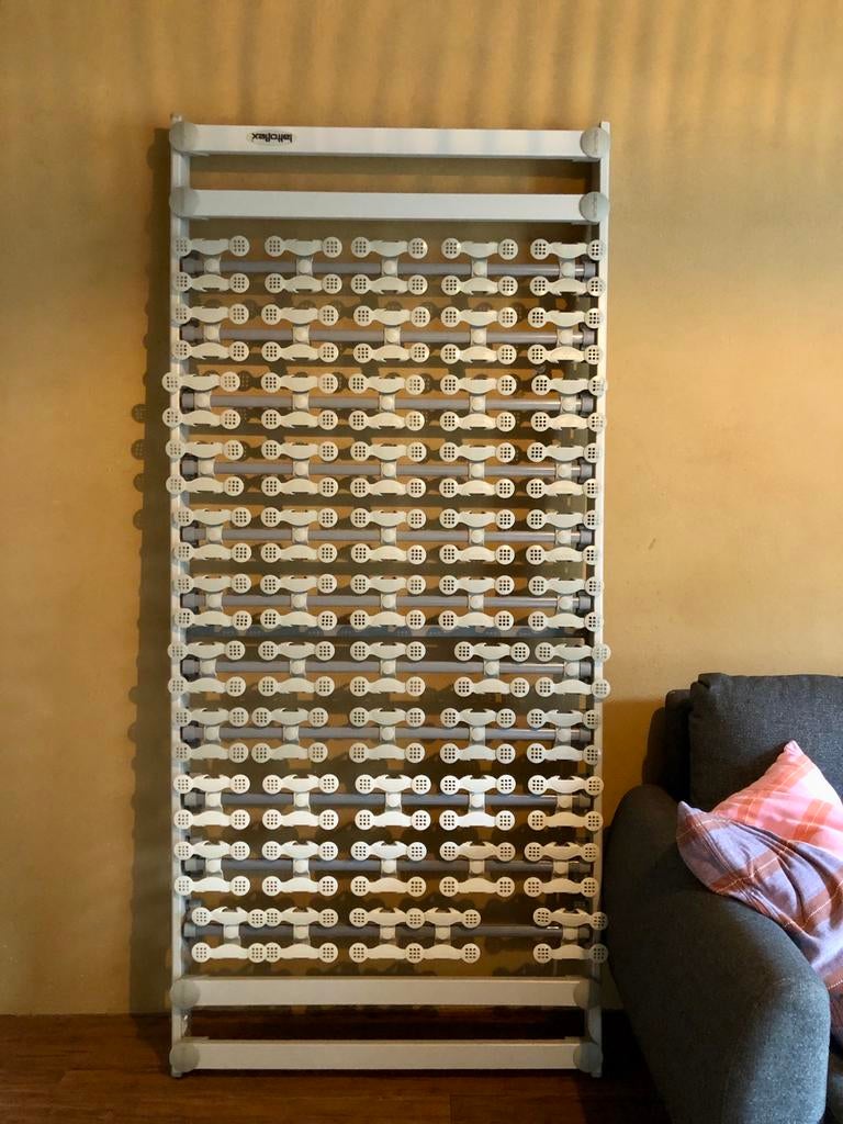 Lattenbodem / schotelbodem Lattoflex type Winx 250 mini., Huis en Inrichting, Ophalen, 90 cm, Eenpersoons, Zo goed als nieuw