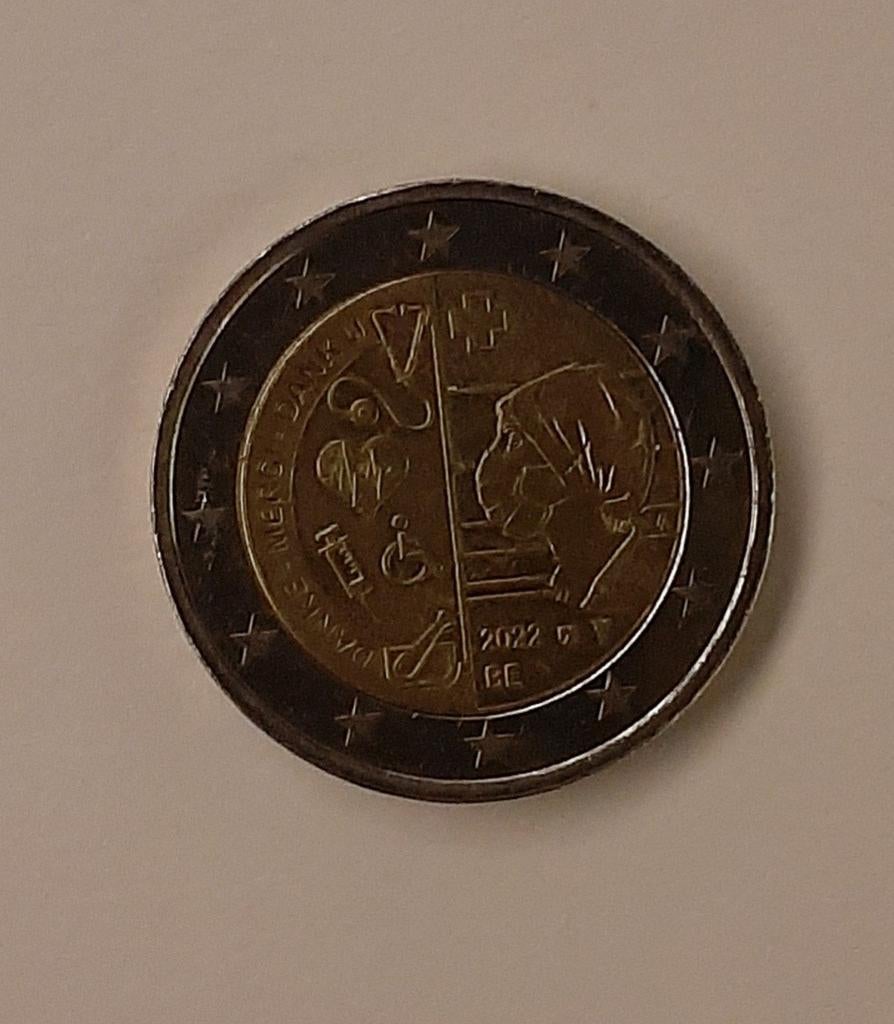 2 euro België covid 2022, Postzegels en Munten, Munten | Europa | Euromunten, Ophalen of Verzenden, België, 2 euro, Losse munt