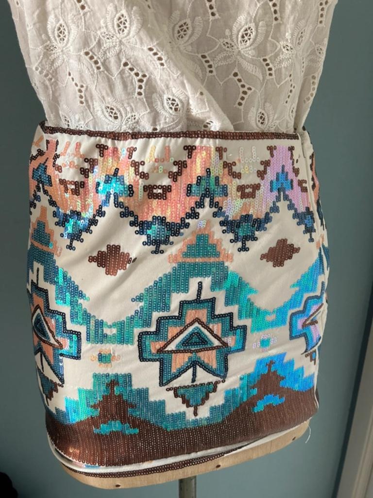 Rokje met pailletten, Kleding | Dames, Rokken, Verzenden, Maat 38/40 (M)