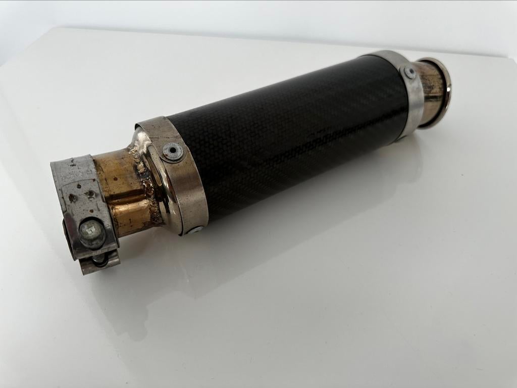 Handgemaakte Carbon Moto GP style Slip-on, Enlèvement