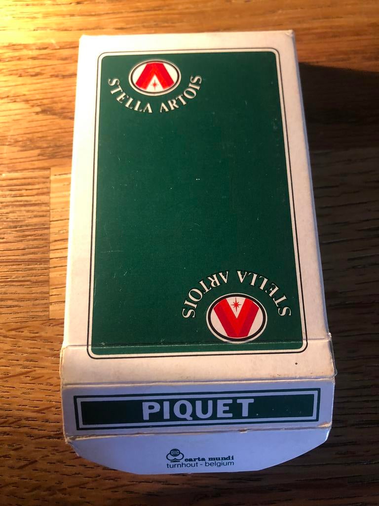 STELLA ARTOIS kaartspel piquet / klaverjassen, Enlèvement ou Envoi, Comme neuf, Autres types, Stella Artois