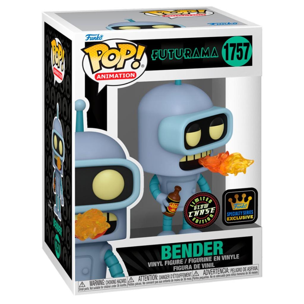 Funko POP Futurama - Bender (1757) Exclusive Limited Glow, Collections, Jouets miniatures, Neuf, Enlèvement ou Envoi